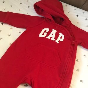 NWOT💥4 for $20💥 Red Sweatshirt Hooded Union Suit